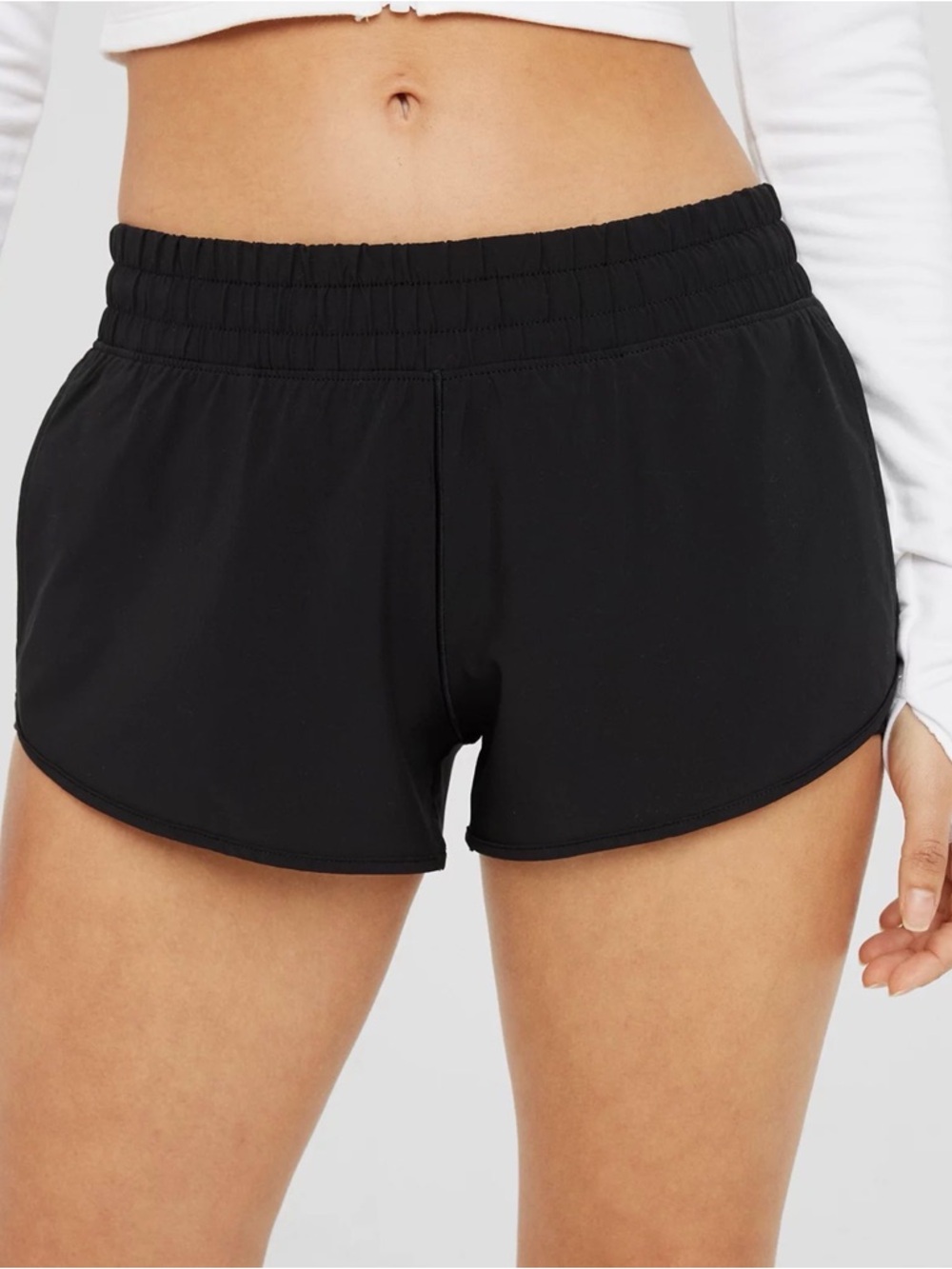 Aerie Offline Black Real Good 2" Hot Stuff‎ Short Low Rise XS